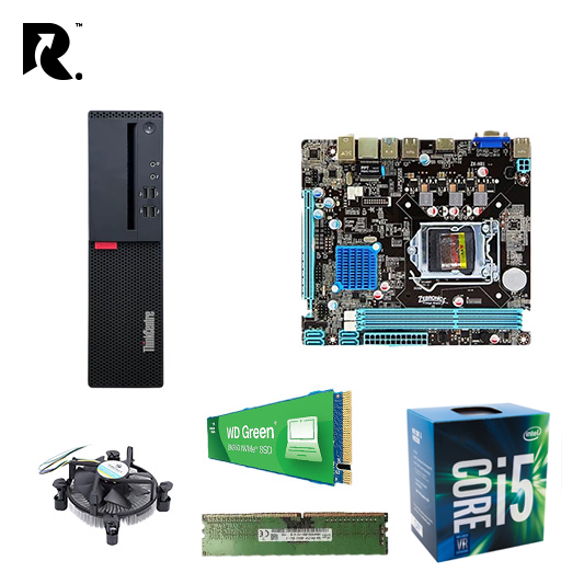 Lenovo Proc 7i5 - Professional Computer, 7th Generation, Intel Core i5, 8GB RAM 256 GB SSD DESKTOP PC CPU ONLY