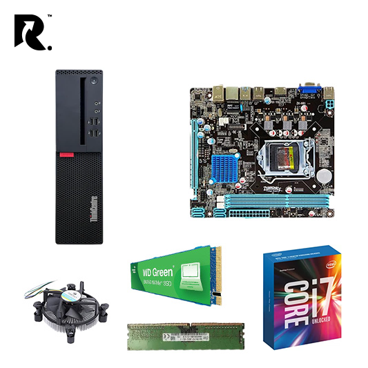 Lenovo Proc 7i7 - Professional Computer, 7th Generation, Intel Core i7, 8GB RAM 256 GB SSD DESKTOP PC CPU ONLY