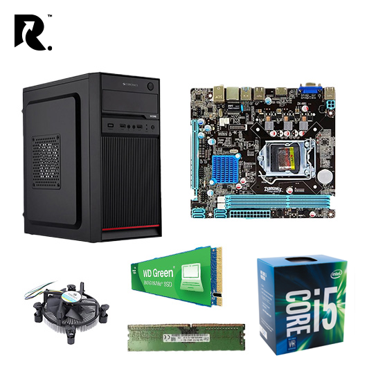 Proc 3i5 - Professional Computer, 3rd Generation, Intel Core i5, 8GB RAM 256 GB SSD DESKTOP PC CPU ONLY